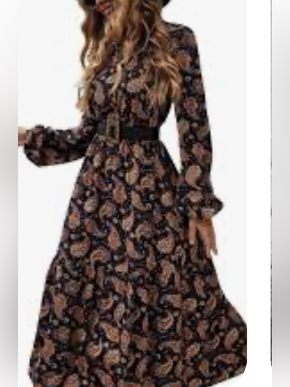 Splash Black Paisley & Dot Tiered Maxi Dress